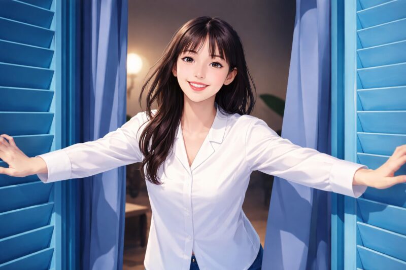 【メナードCM2026】白い服の女優は誰？窓を開ける女性が美人すぎて気になる！