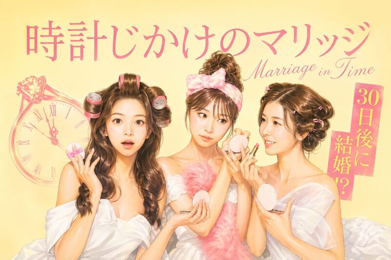 【時計じかけのマリッジ】男性参加メンバーは誰？ハイスペ男子の職業やイケメン度を考察！