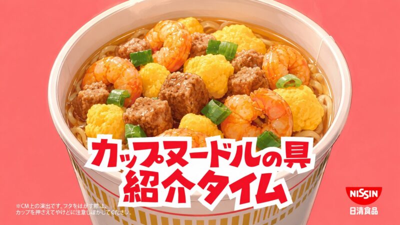 【カップヌードルCM】カプヌの具紹介タイムの歌手や曲名は？元ネタは陰陽座「甲賀忍法帖」の替え歌？