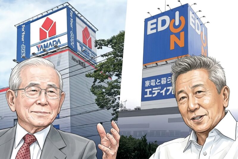 ヤマダ電機とエディオン統合でどうなる？消費者メリットや名前（店名）・ポイントの扱いも考察！